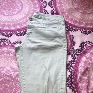 Mint green pants